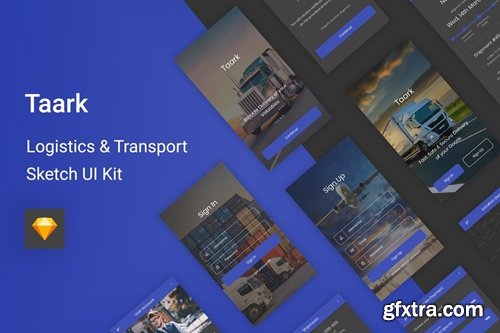 Taark - Logistics & Transport Sketch UI Kit