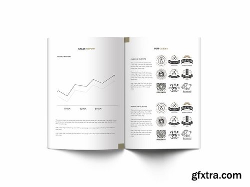 Man Fashion A4 Brochure Template