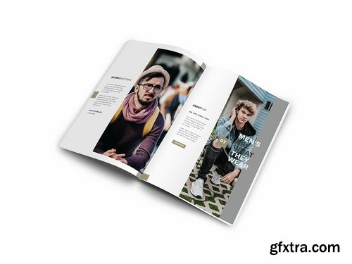 Man Fashion A4 Brochure Template