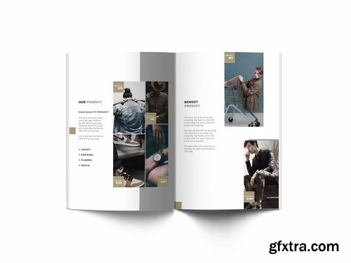 Man Fashion A4 Brochure Template