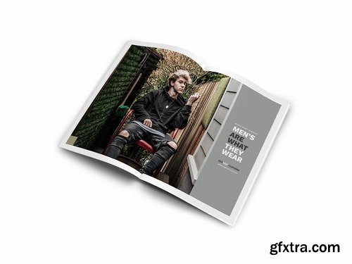 Man Fashion A4 Brochure Template