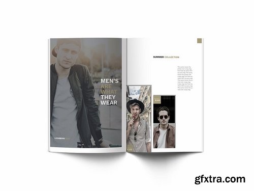 Man Fashion A4 Brochure Template