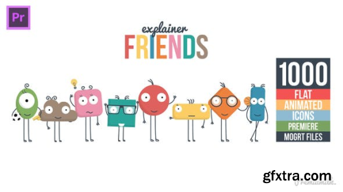 VideoHive Explainer Friends Essential Graphics | Mogrt 23046712