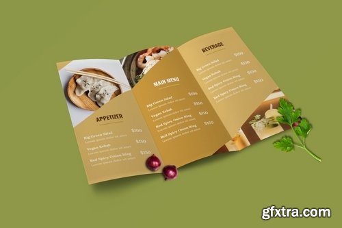 Trifold Restaurant Menu Template