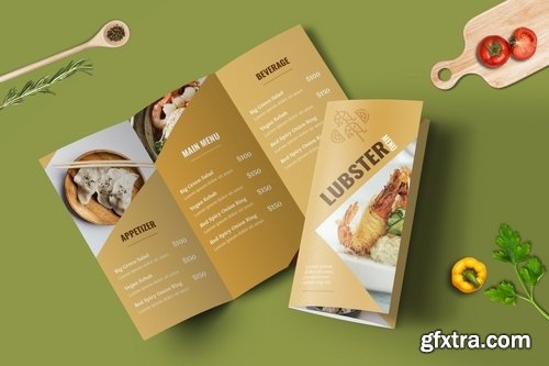 Trifold Restaurant Menu Template