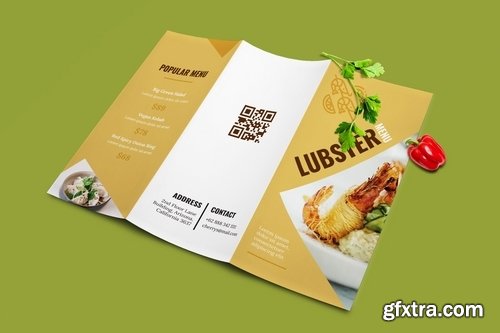 Trifold Restaurant Menu Template