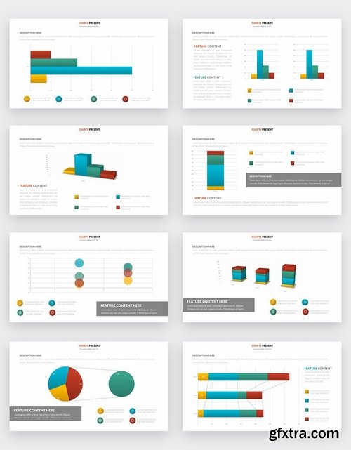 Charts Powerpoint and Keynote Templates