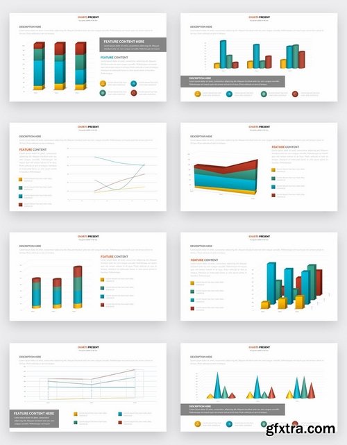 Charts Powerpoint and Keynote Templates