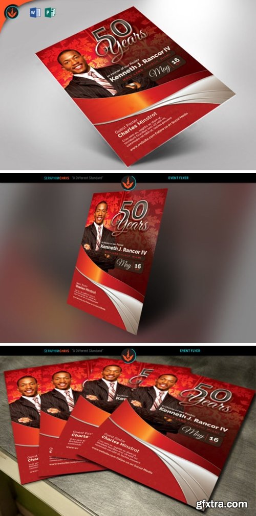 Crimson Pastor Anniversary Flyer 1588042