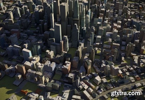 Cgtrader - City 23 Low-poly 3D model