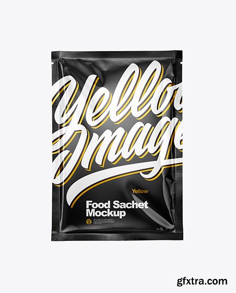 Glossy Sachet Mockup 46070