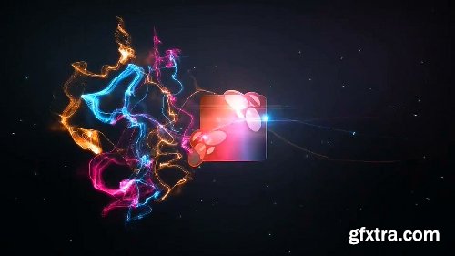 Videohive Colorful Trails Logo Intro 20843672