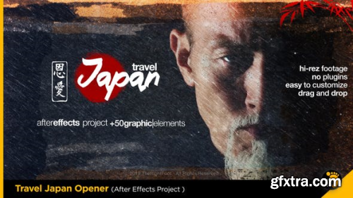 Videohive Travel Japan Tradition Opener 23672224