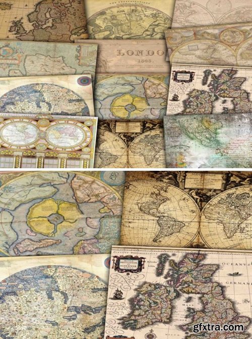 Vintage Digital Maps 1592973