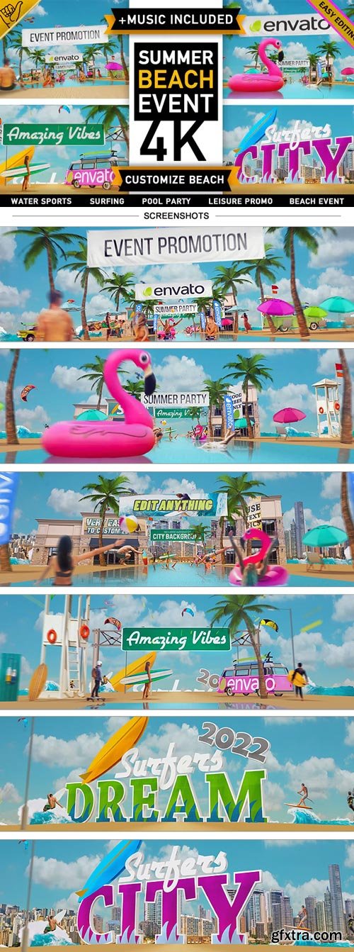 Videohive - Summer Beach - Holiday Resort Party Event - 23785909