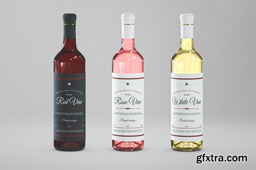 Wine Bottle Mock-Up