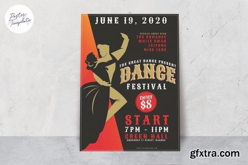 Dance Festival Poster Template