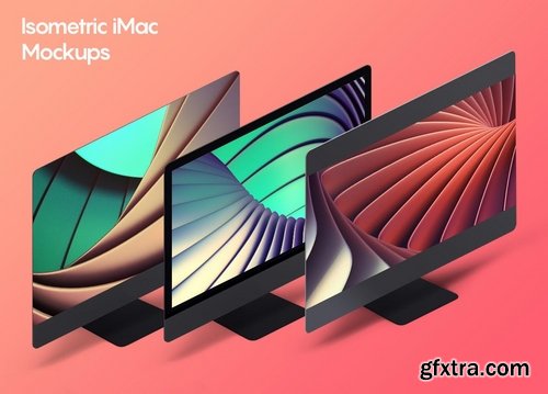 Isometric iMac Mockup 2.0