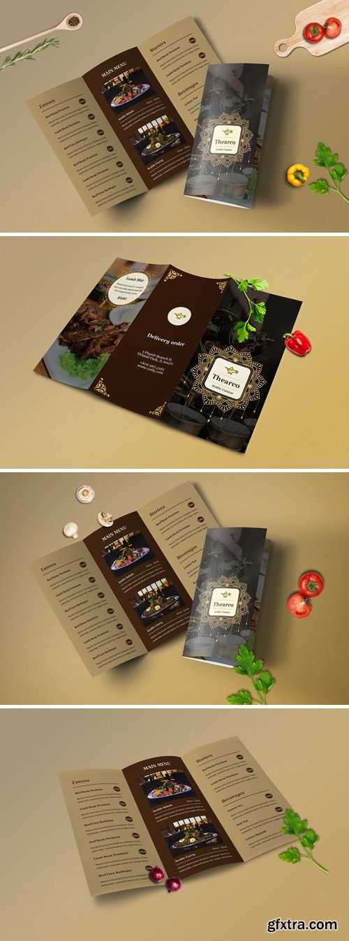 Trifold Restaurant Menu Template