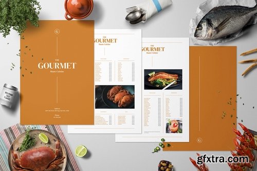 Complete Restaurant Menu Set