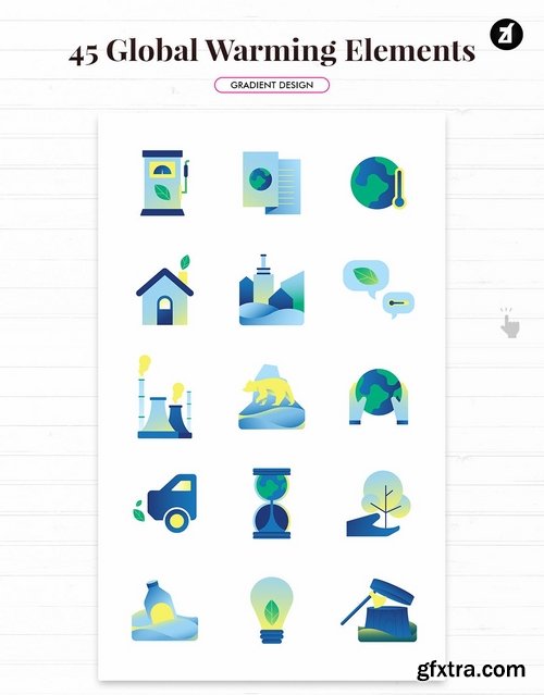 45 Global warming elements