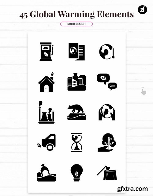 45 Global warming elements
