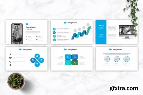 ROUND - Sport Powerpoint and Google Slides Templates