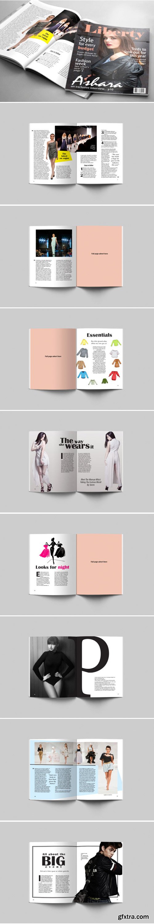 24 Page Fashion Magazine Template 1594868