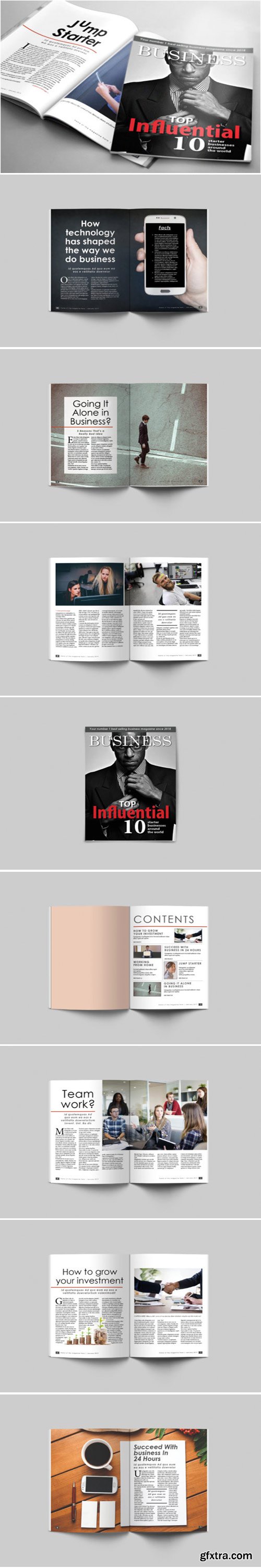 32 Page Business Magazine Template 1594886