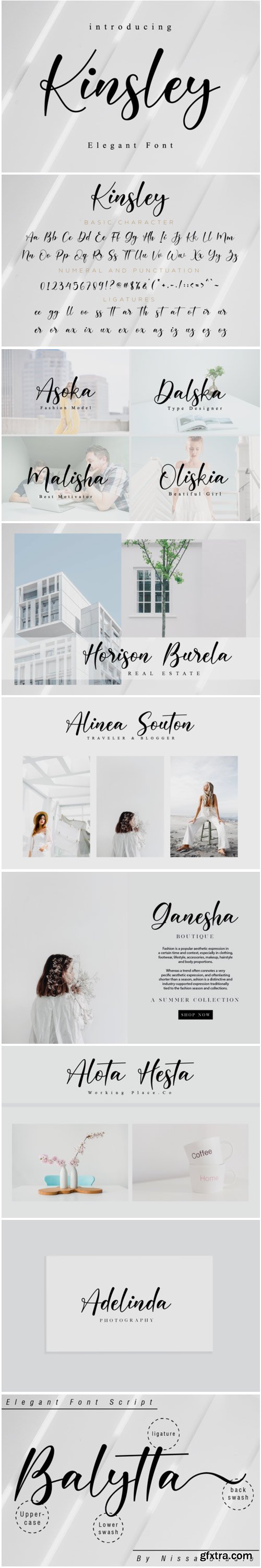 Kinsley Script Font