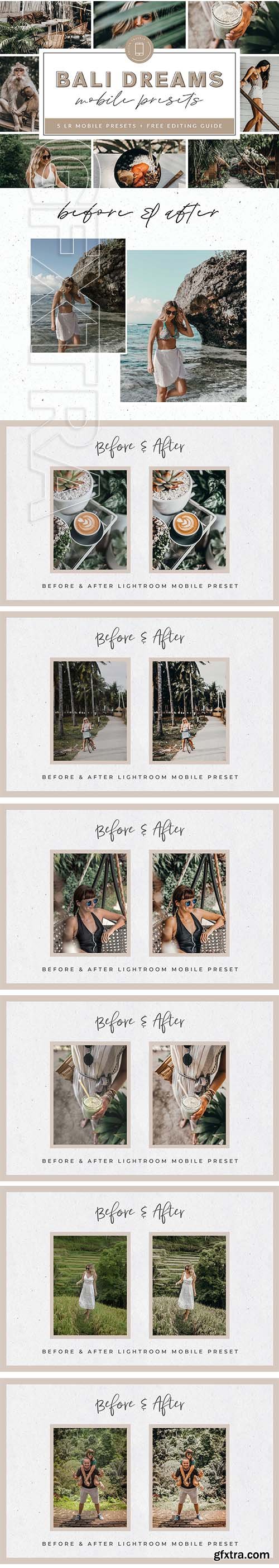 CreativeMarket - Bali Lightroom MOBILE Presets 3908640