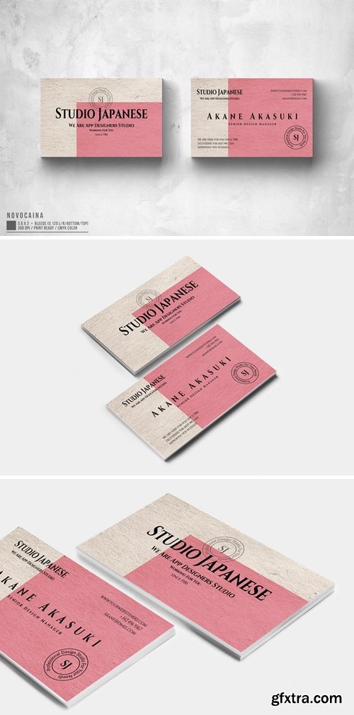 Akane Akasuki Studio Business Card