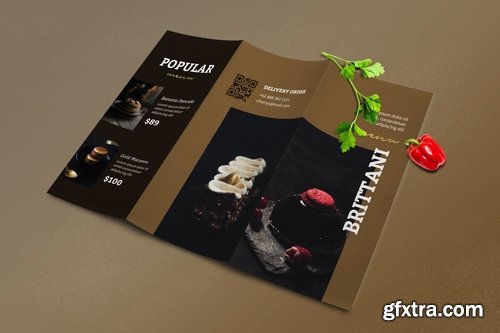 Trifold Restaurant Menu Template