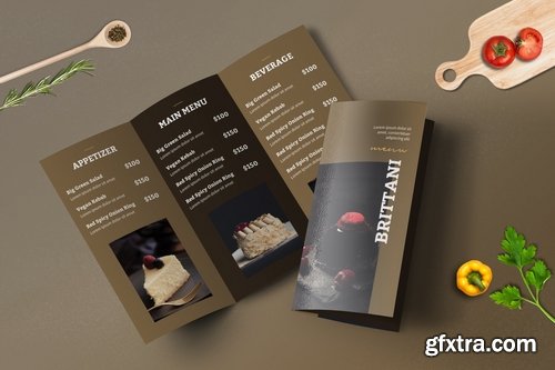 Trifold Restaurant Menu Template