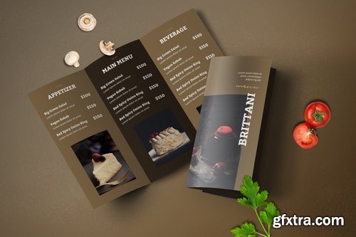 Trifold Restaurant Menu Template