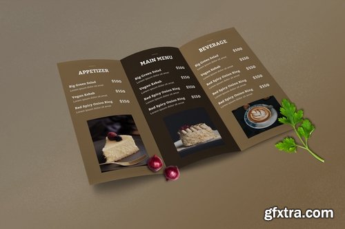 Trifold Restaurant Menu Template