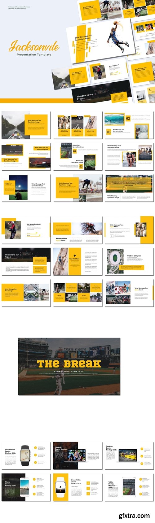 JACKSONVILE Powerpoint, Keynote and Google Slides Templates