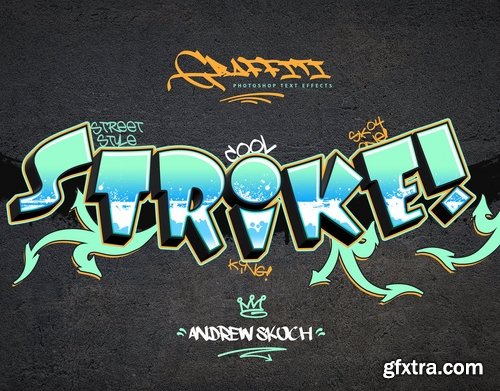 GraphicRiver - Graffiti Text Effects - 10 PSD - vol 2 23895863