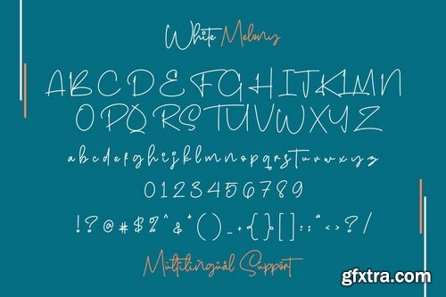 White Melony - New Signature Font