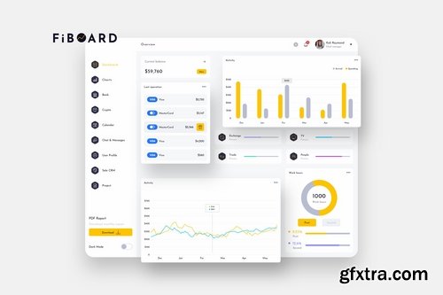 Dashboard UI Light and Dark Big Pack