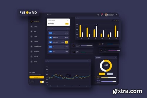 Dashboard UI Light and Dark Big Pack