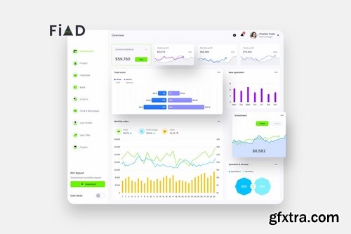 Dashboard UI Light and Dark Big Pack