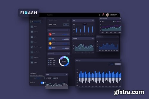 Dashboard UI Light and Dark Big Pack