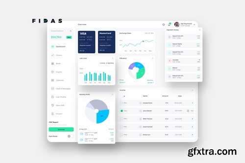 Dashboard UI Light and Dark Big Pack