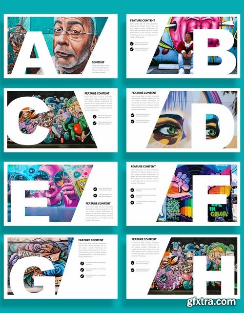 Alphabet Powerpoint and Keynote Templates