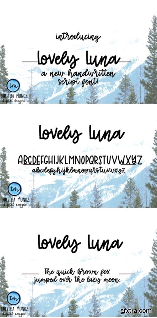 Lovely Luna Font