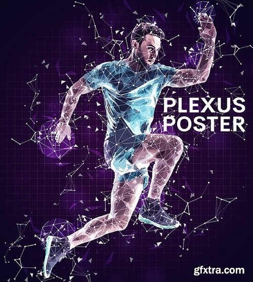 GraphicRiver - Plexus Poster Photoshop Action 24098473