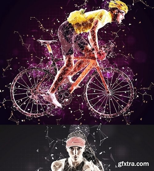 GraphicRiver - Plexus Poster Photoshop Action 24098473