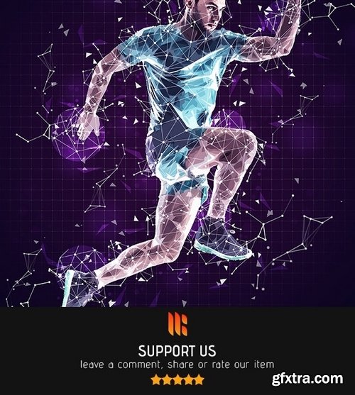 GraphicRiver - Plexus Poster Photoshop Action 24098473