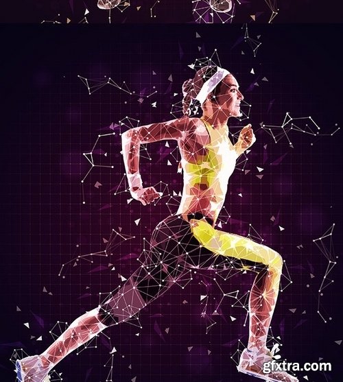 GraphicRiver - Plexus Poster Photoshop Action 24098473